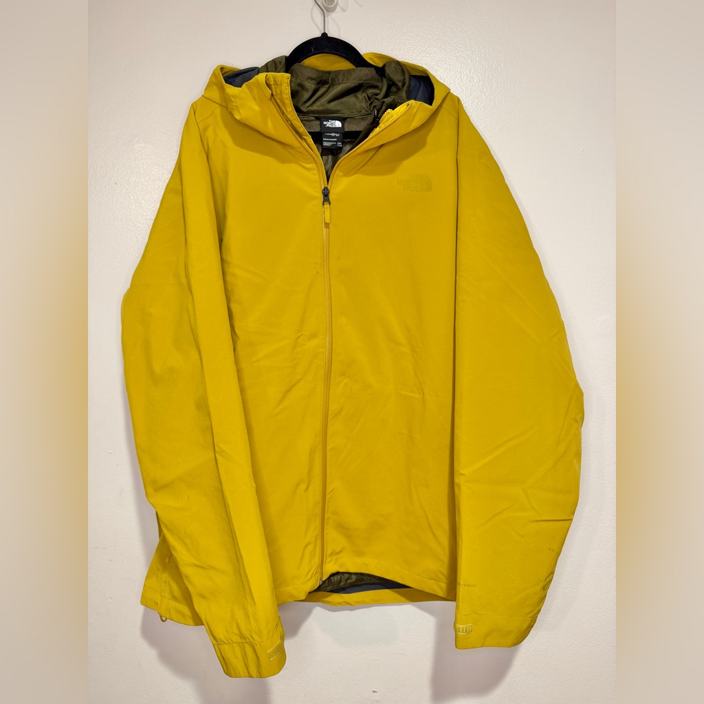 The North Face Thermoball Eco Jacket Men's 3xl Triclimate Mustard Yellow App2059